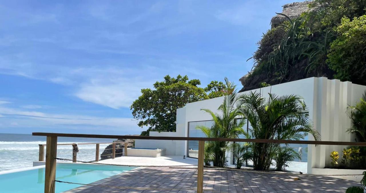 Laola Surf Camp El Sunzal Hotel La Libertad Eksteriør billede