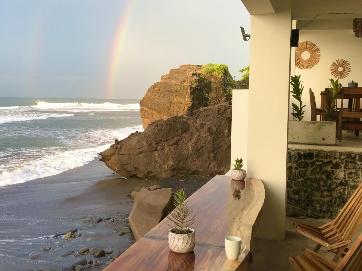 Laola Surf Camp El Sunzal Hotel La Libertad Eksteriør billede